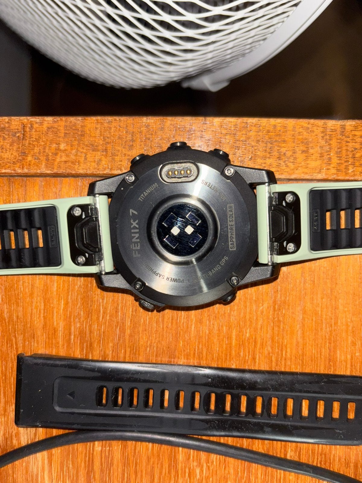 Garmin fēnix 7 Sapphire Solar — 47 mm — goede staat, Handtassen en Accessoires, Ophalen of Verzenden, Conditie, Zo goed als nieuw