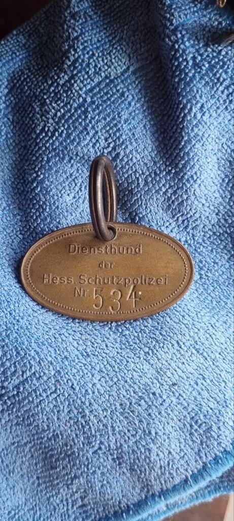 WW2 Duitse hondenpenning, Ophalen of Verzenden
