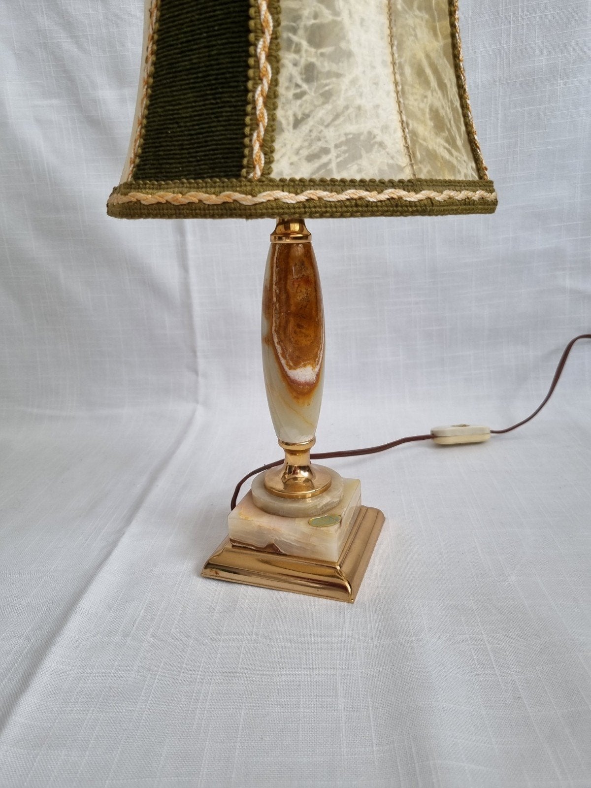 Lampe de table vintage Hollywood Regency, Enlèvement, Vintage