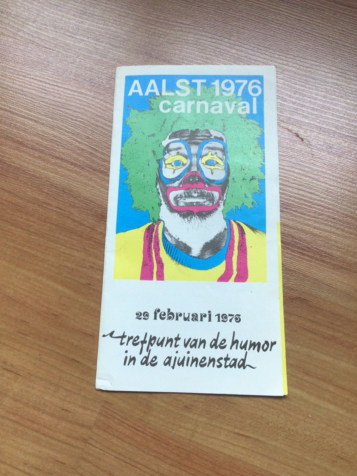 Aalst carnaval folder programma 1976, Ophalen, Zo goed als nieuw