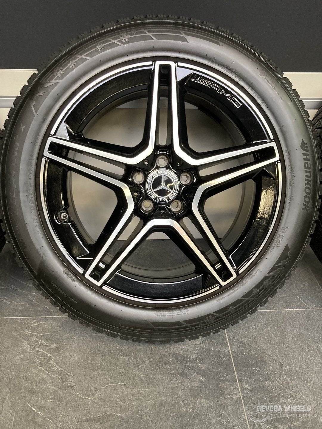 19” originele Mercedes GLC W253 AMG velgen + winterbanden, Autos : Pièces & Accessoires, Pneus & Jantes, Pneus et Jantes, Pneus hiver
