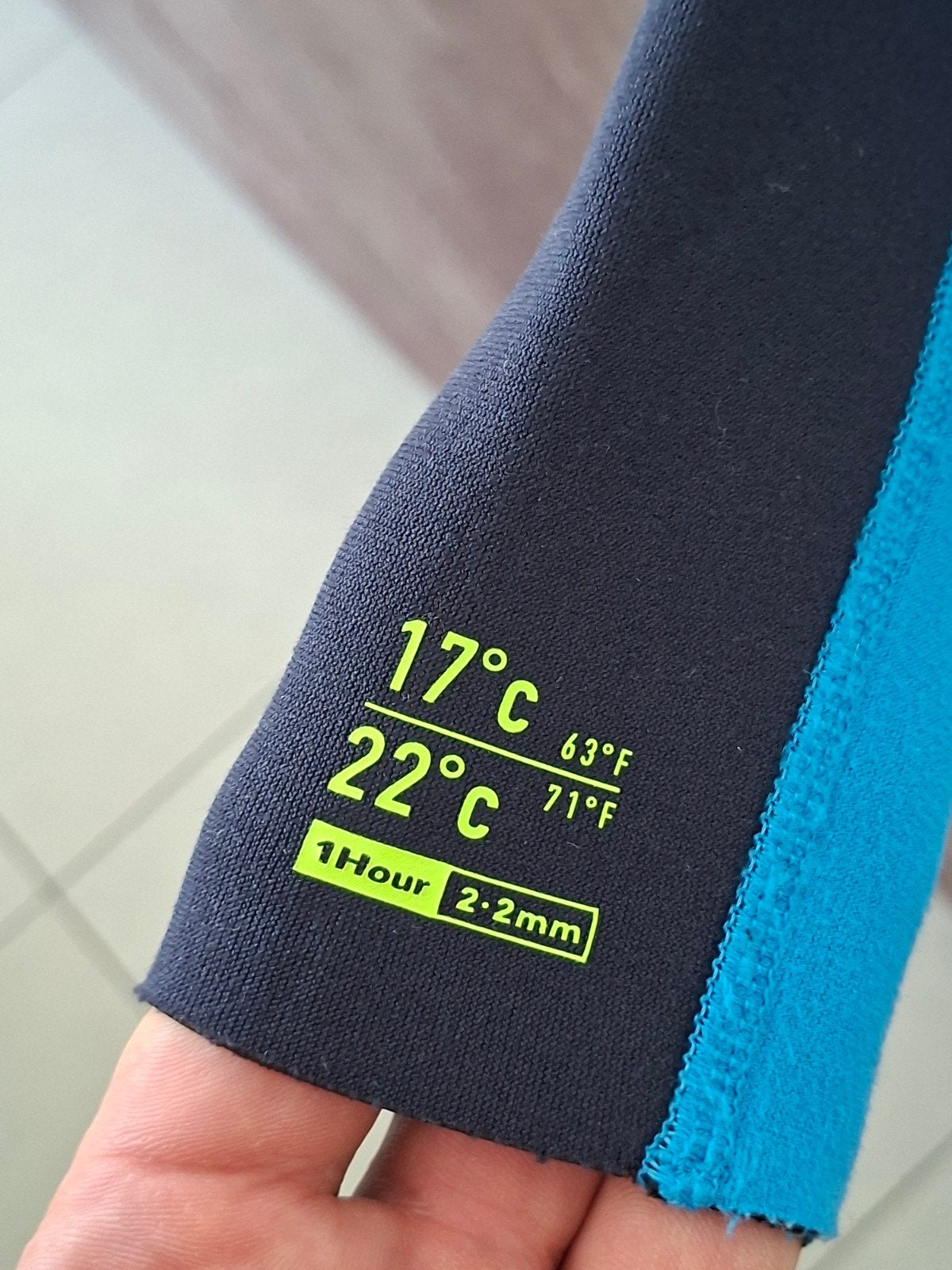 Wetsuit kind 10 jaar, Ophalen