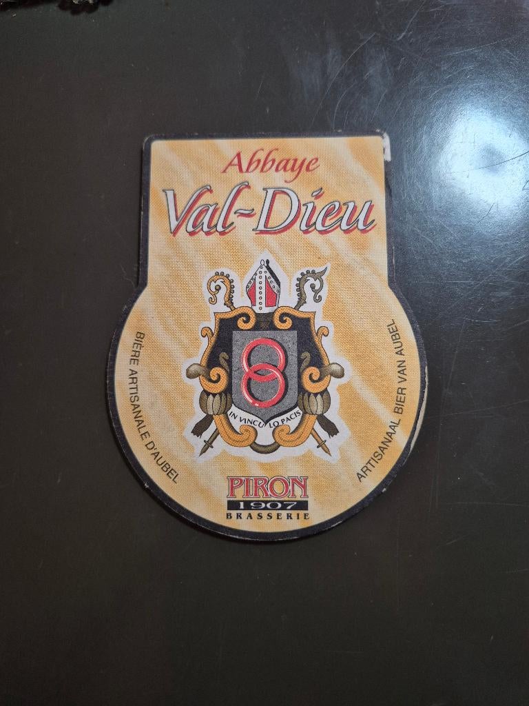 Sous bock Abbaye Val-Dieu, Collections, Marques de bière, Enlèvement ou Envoi, Utilisé, Sous-bock, Autres marques