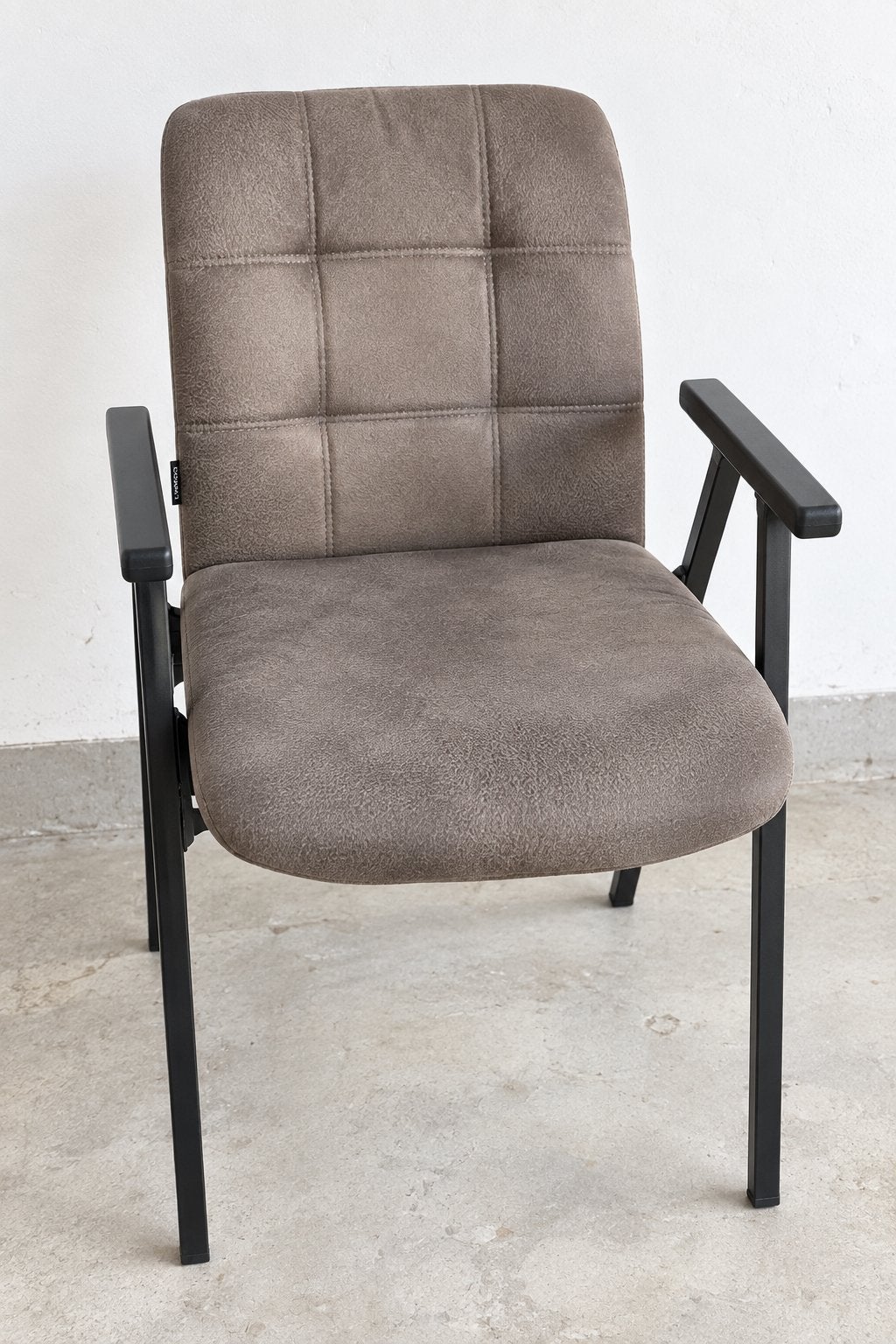 Chaise de bureau confortable gris anthracite, Maison & Meubles, Enlèvement ou Envoi, Comme neuf