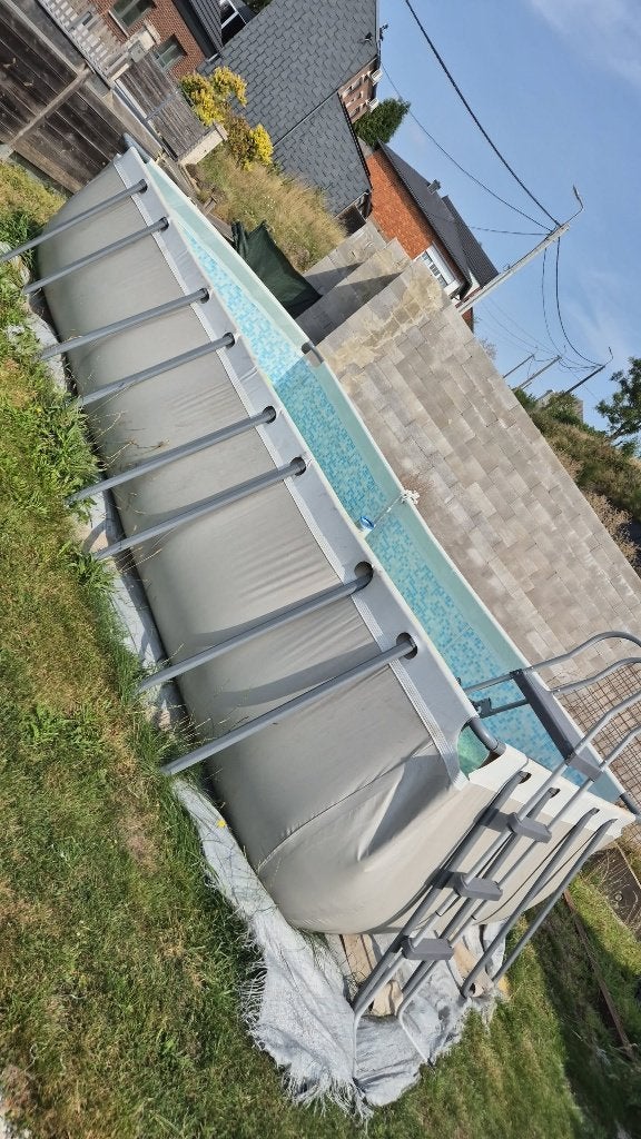 PISCINE AVENLI + POMPE, Jardin & Terrasse, Piscines, Comme neuf, Enlèvement, 80 à 120 cm, Rectangulaire