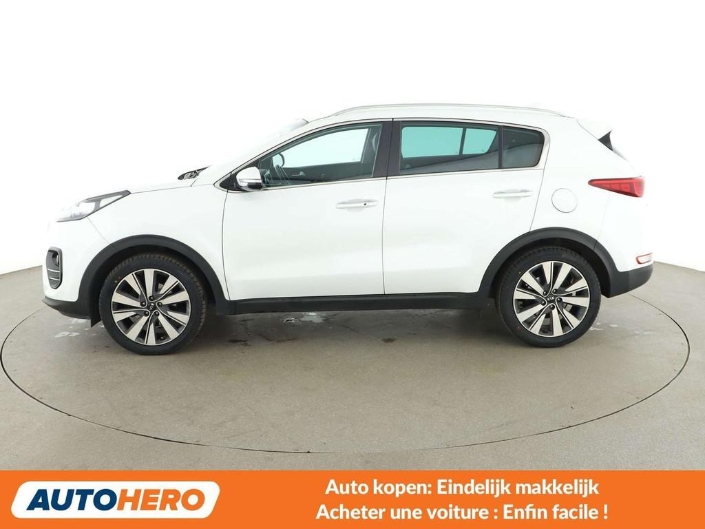 Kia Sportage 1.7 CRDi Active 2WD (bj 2017), Auto's, Voorwielaandrijving, Gebruikt, Zwart, Wit
