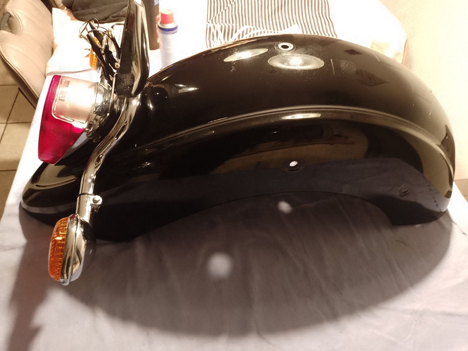 garde-boue arrière pour la Yamaha Dragstar 1100 Classic, Enlèvement, Utilisé