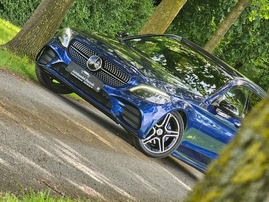 Mercedes C klasse c220 diesel | AMG pack | HEAD UP | PANO, Auto's, Automaat, 143 kW, Euro 6, Blauw