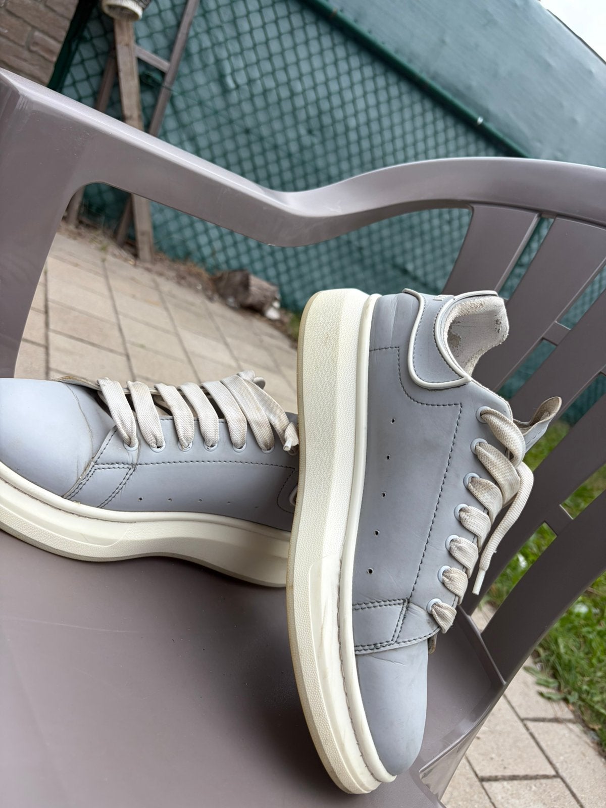 Sneakers grises, Enlèvement ou Envoi, Comme neuf, Baskets