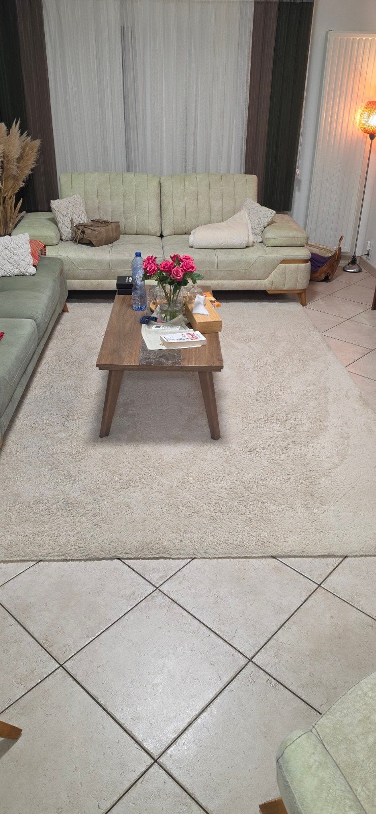 tapis 3mx2m couleur sablé, 200 cm ou plus, 200 cm ou plus, Beige, Enlèvement