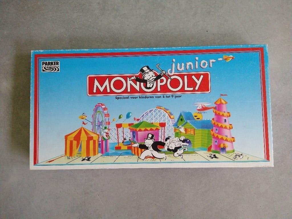 Monopoly Junior, Hobby en Vrije tijd, Drie of vier spelers, Ophalen of Verzenden, Gebruikt, Parker