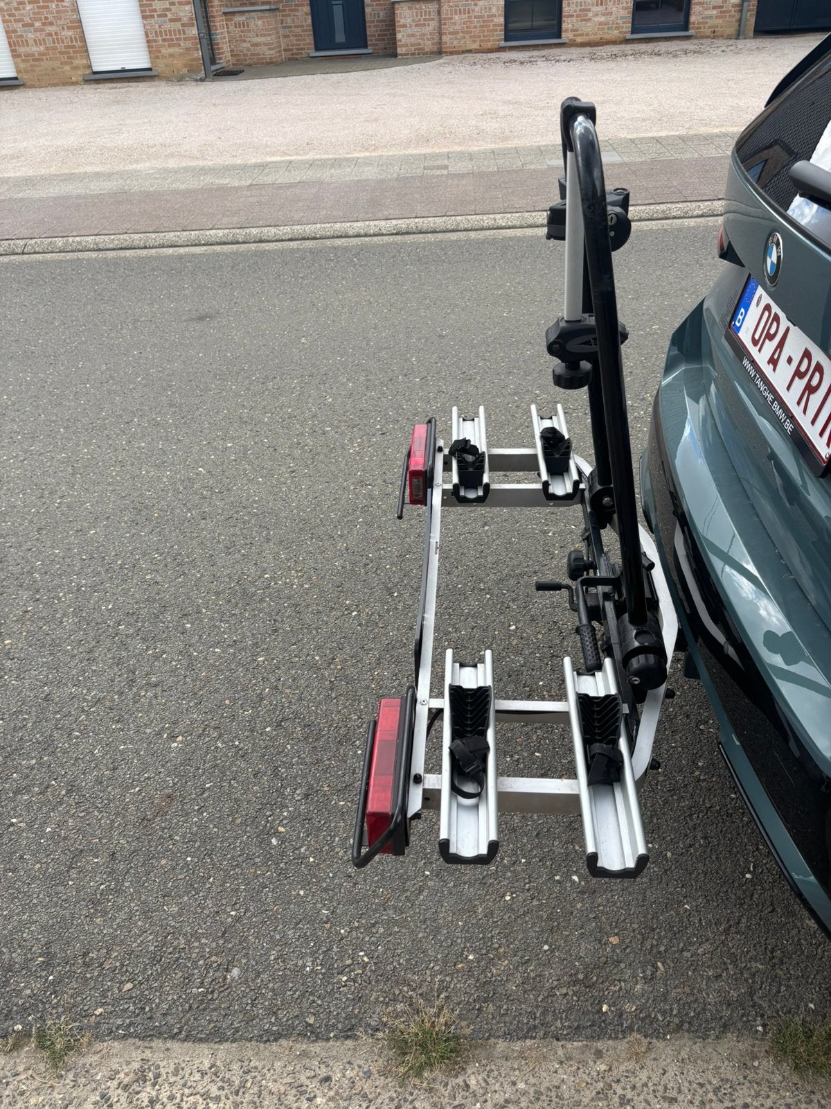 Fietsendrager BMW, Ophalen, 2 fietsen, Zo goed als nieuw, Trekhaakdrager