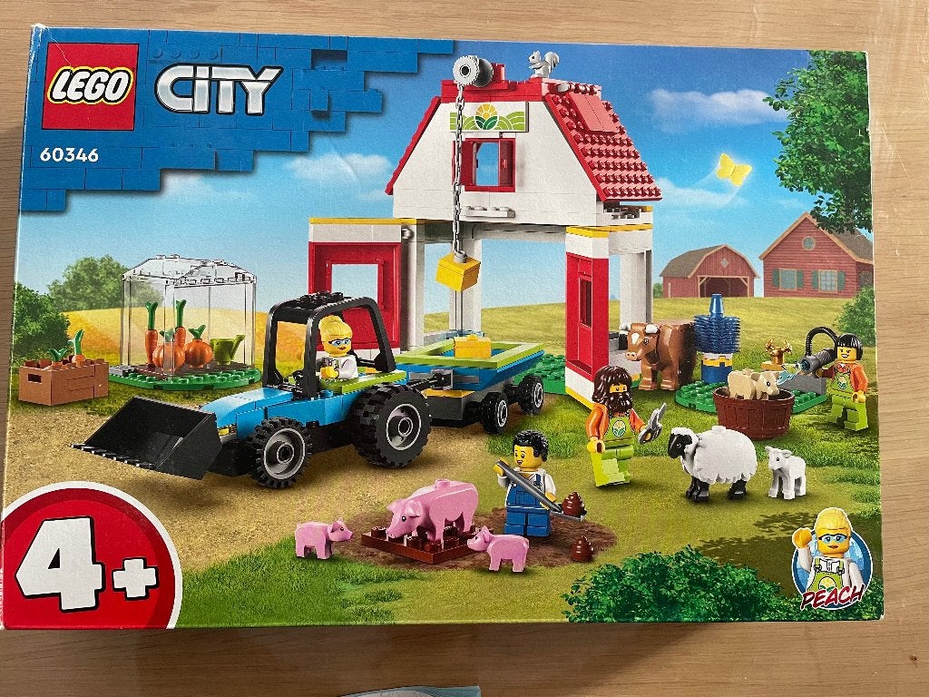 Lego city farm schuur en boerderijdieren - 60346, City, Lego, Ophalen of Verzenden, Zo goed als nieuw