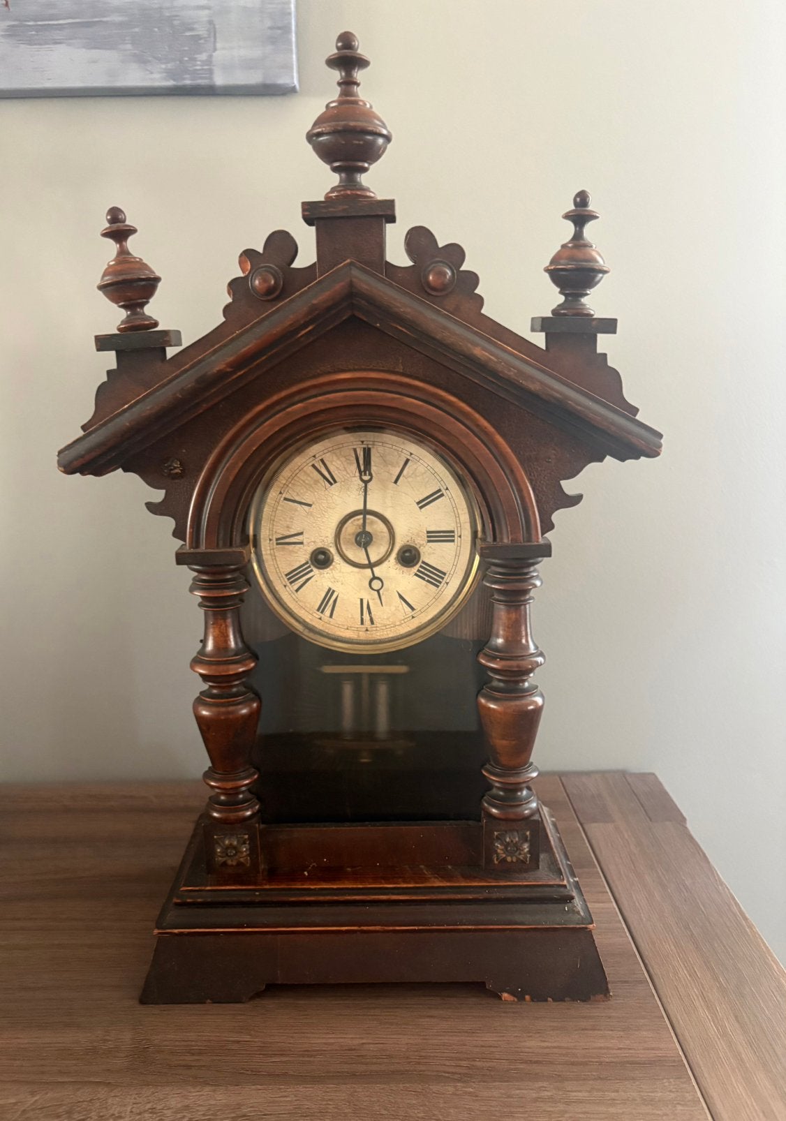 Horloge Junghans ancienne (vers 1900) — fonctionnelle, Antiquités & Art, Antiquités | Horloges, Enlèvement