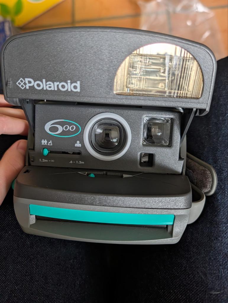 Polaroid 600 Instantcamera, Ophalen