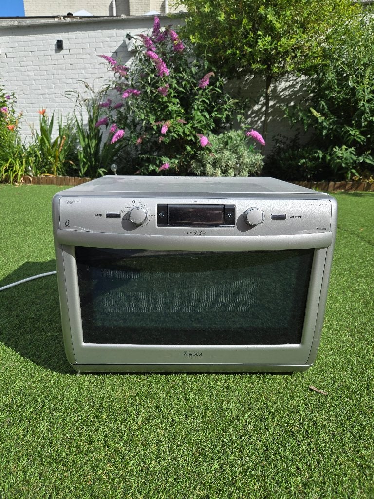 Whirlpool, Elektronische apparatuur, Microgolfovens, Zo goed als nieuw, Vrijstaand, Combi-microgolfoven, Minder dan 45 cm, Crisp