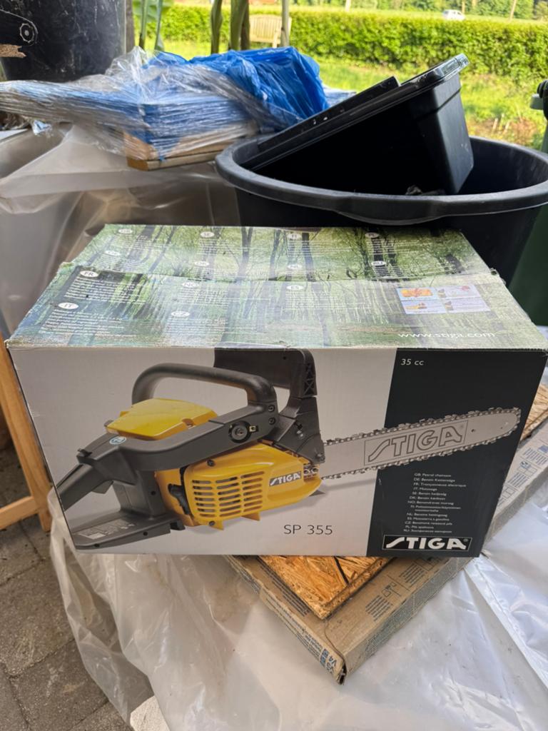 Stiga SP 355 kettingzaag, Ophalen, Zo goed als nieuw
