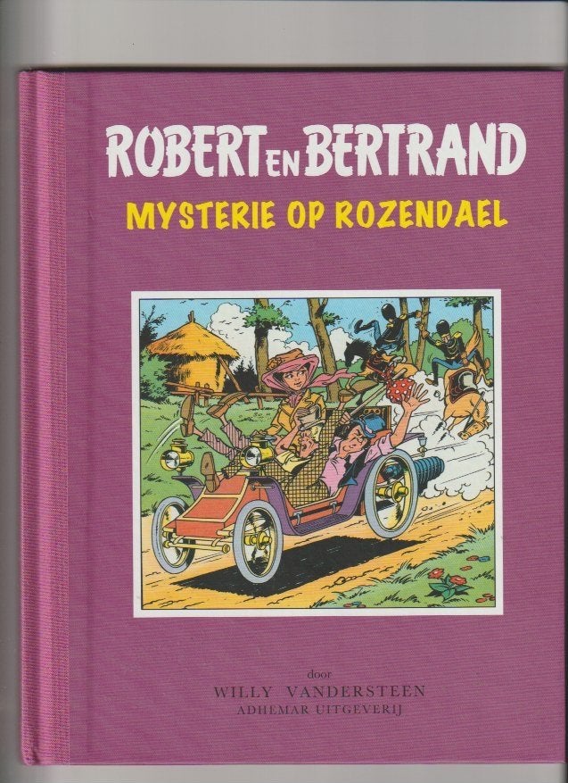 ROBERT EN BERTRAND "MYSTERIE OP ROZENDAEL" HC OP 500 EX., Enlèvement ou Envoi, Une BD, Comme neuf, Studio Vandersteen