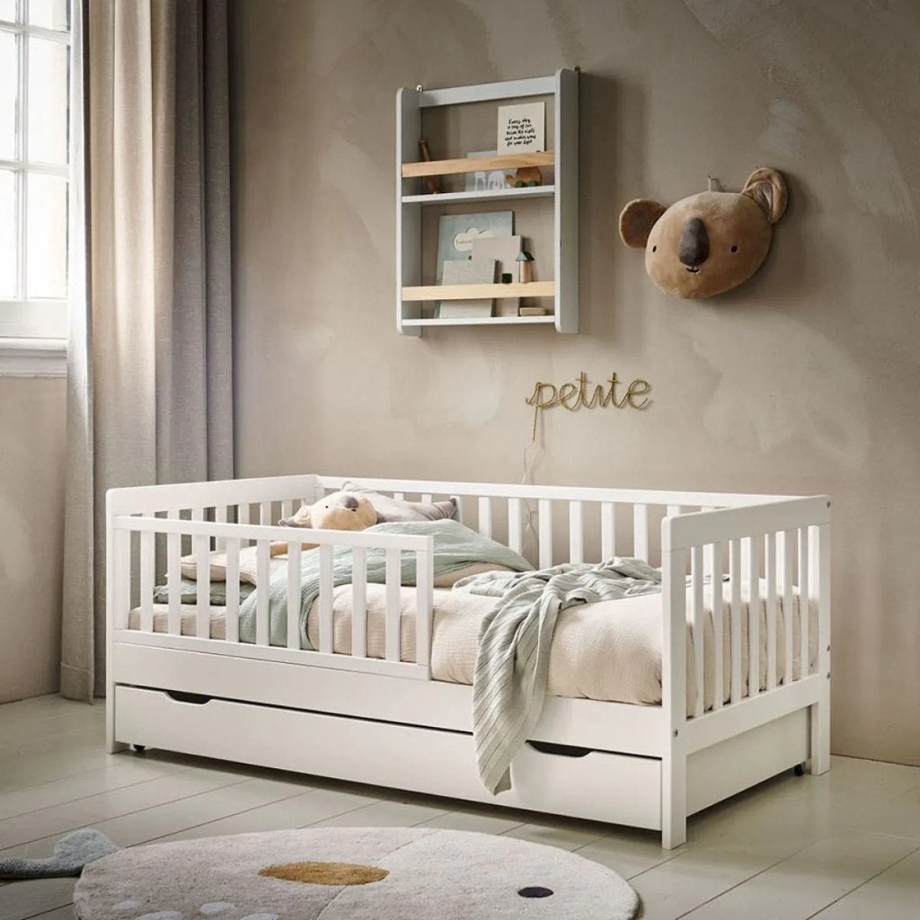 kinderbed, Ophalen, Wit, 190 cm of minder, Zo goed als nieuw