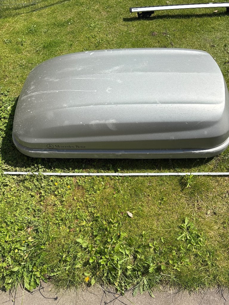 Dakkoffer mercedes + dakdragers en steunen, Enlèvement, Utilisé