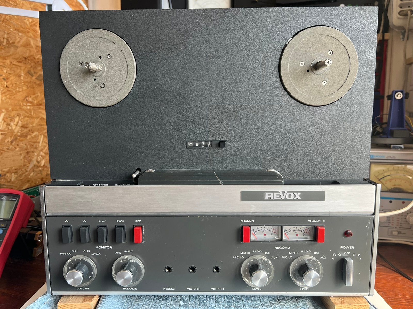 Revox A77 MkIII High Speed 2 Track, TV, Hi-fi & Vidéo, Enlèvement, Magnétophone