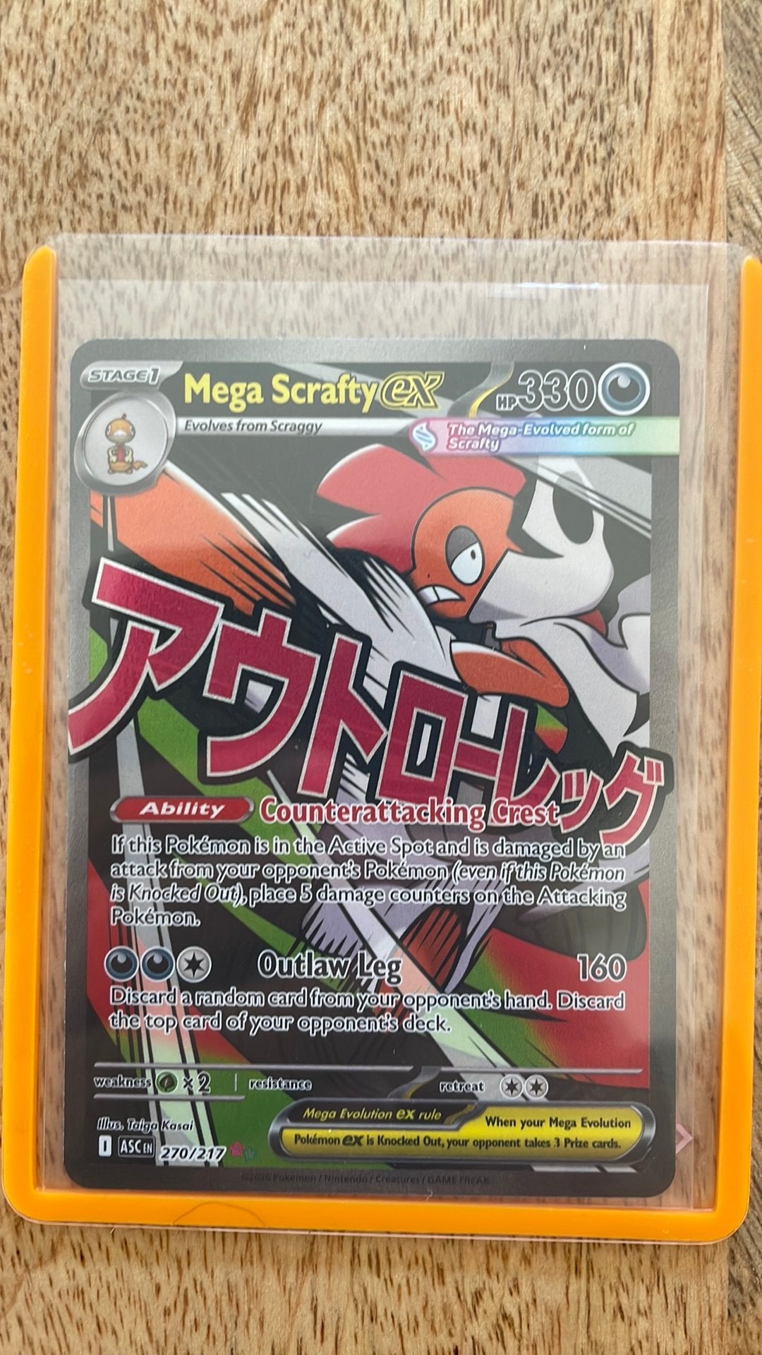 Pokémon Kaarten Mega Charizard Mega Rayquaza &MegaScrafty EX, Ophalen, Zo goed als nieuw