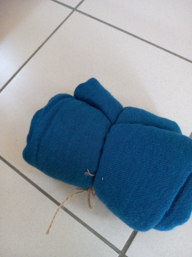 Echarpe - bleu canard - extrêmement douce, Envoi, Neuf, Écharpe