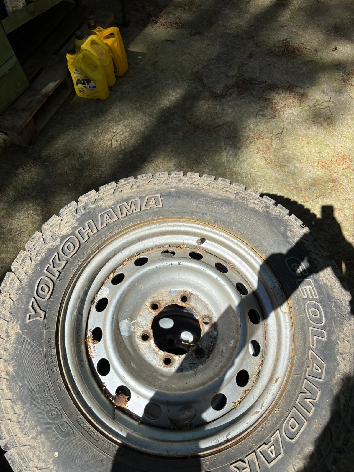 Roues complètes Toyota land cruiser, Autos : Divers, Remorques Pièces, Enlèvement, Utilisé