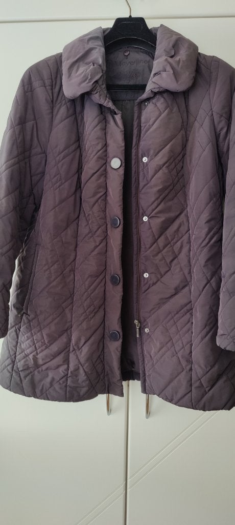 taupe manteau d'hiver MAYERLINE avec foulard assorti, Taille 42/44 (L), Mayerline, Enlèvement ou Envoi, Porté