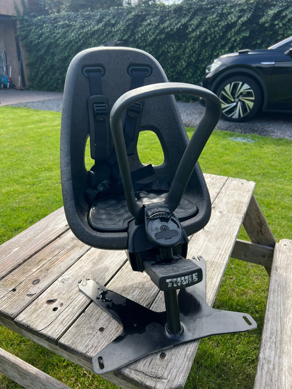 Thule Yepp Mini kinderstoel met adapter voor bakfiets., Ophalen, Zo goed als nieuw