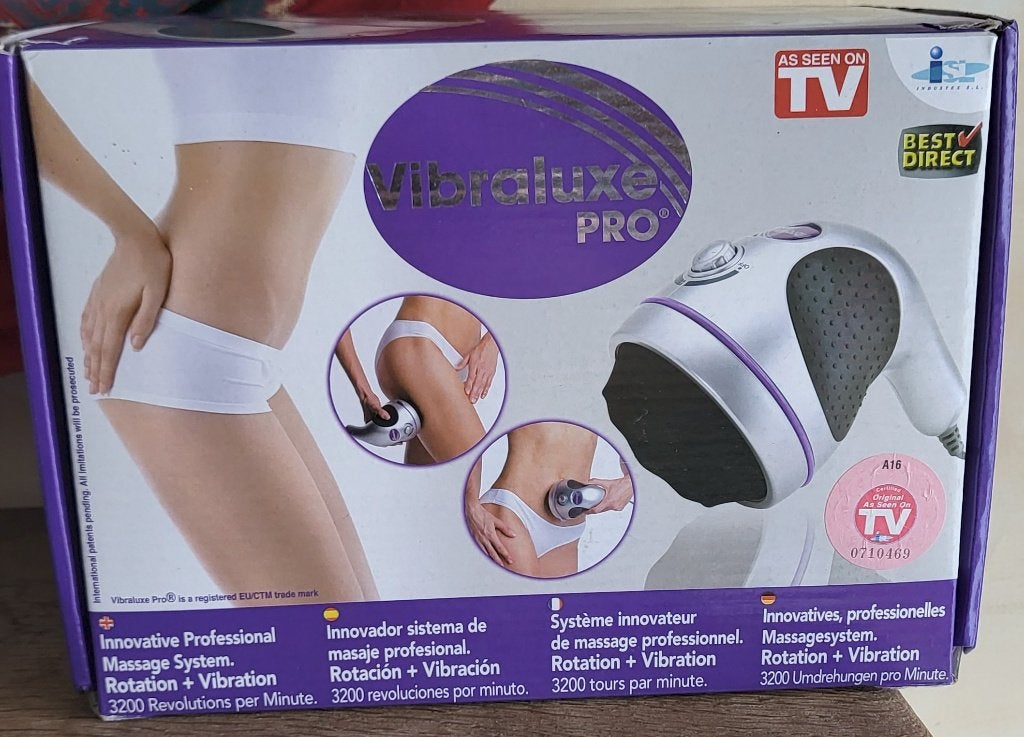 Appareil de massage Vibraluxe Pro **** COMME NEUF ****, Enlèvement ou Envoi, Comme neuf, Appareil