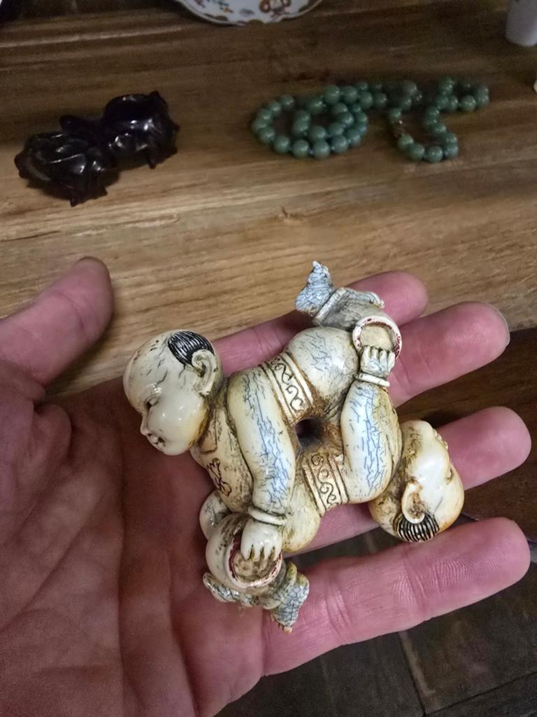 Antieke netsuke, Ophalen of Verzenden