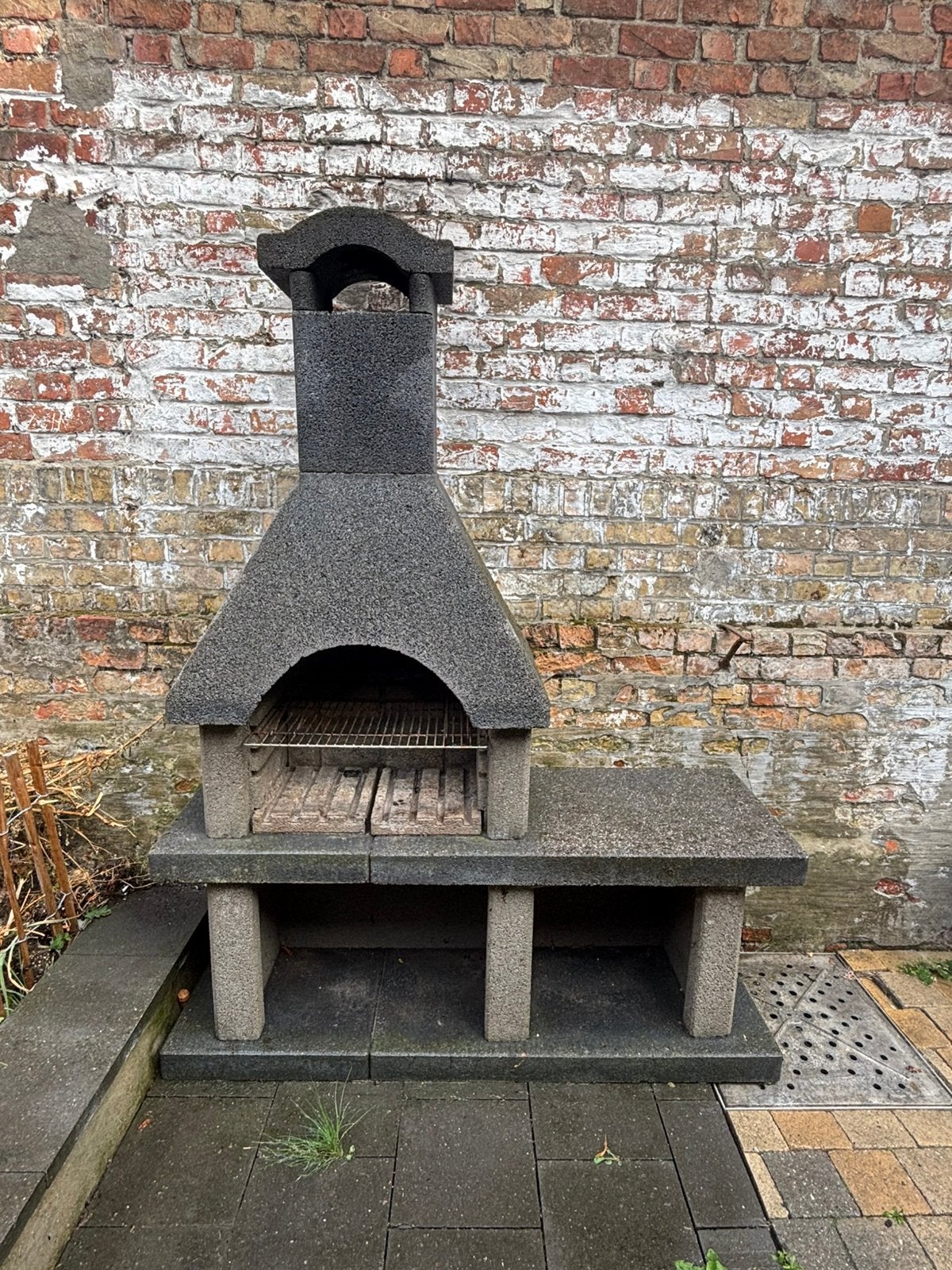 stenen barbecue, Tuin en Terras, Ophalen, Gebruikt