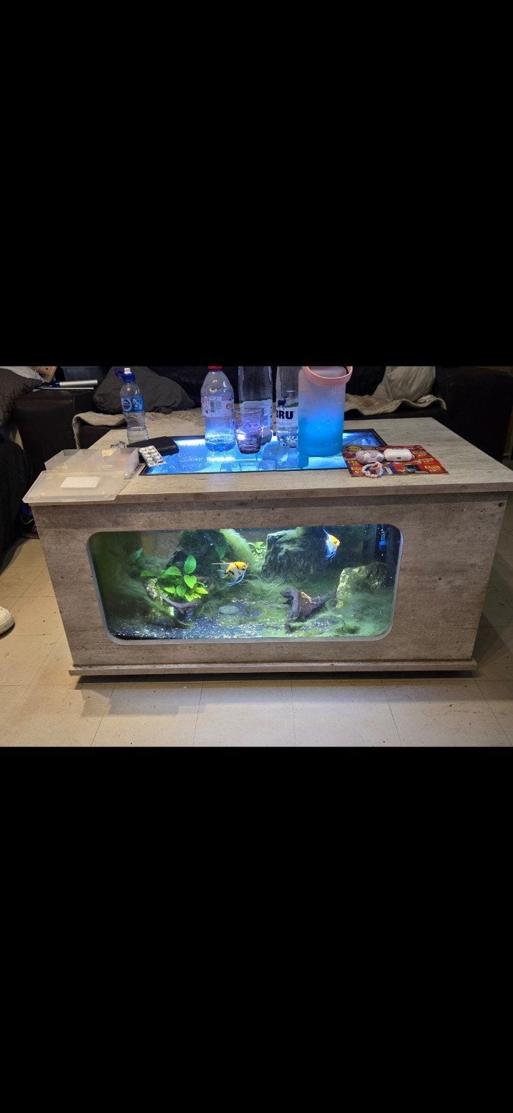 Table Aquarium avec kit complet, Animaux & Accessoires, Enlèvement ou Envoi