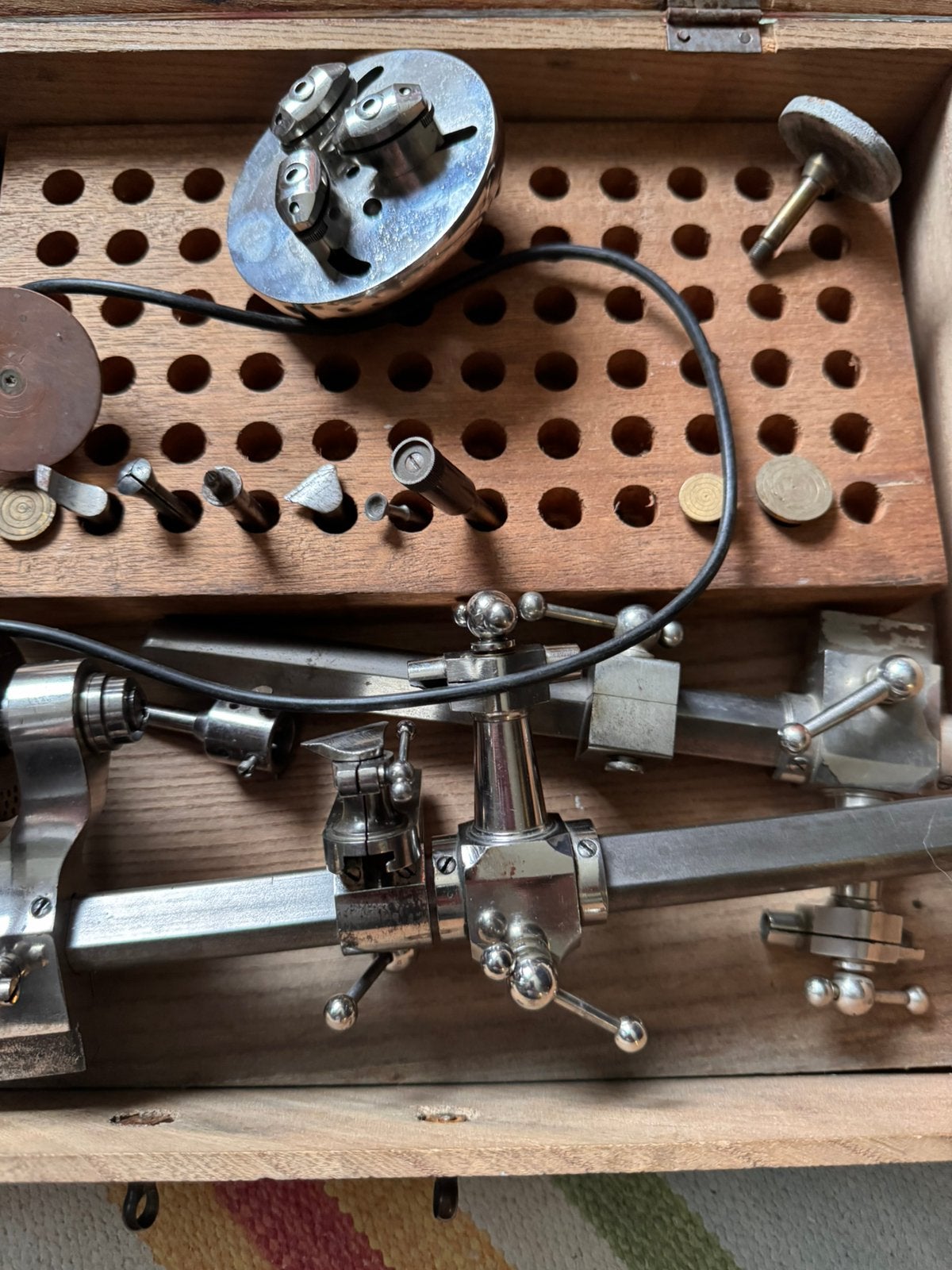 Tour horloger 6,5 mm Boley, Bricolage & Construction, Enlèvement ou Envoi, Utilisé, Chrome, Autres types