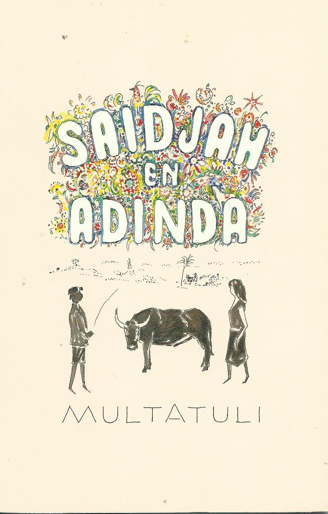Saïdjah en Adinda - Multatuli - Sanderus jaargeschenk 1987, Ophalen of Verzenden, Zo goed als nieuw, België