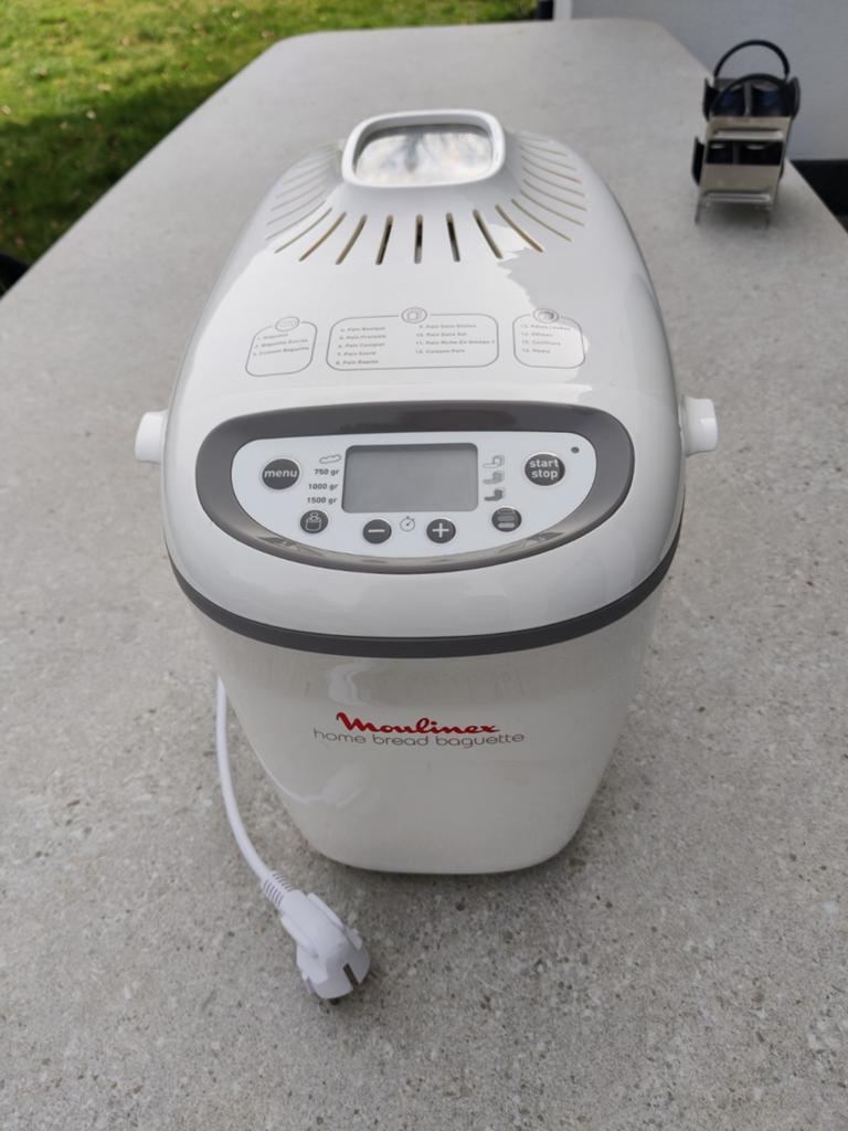 Broodbakmachine + snijmachine, Enlèvement