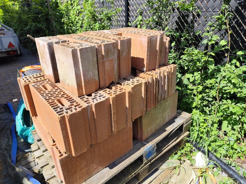 Snelbouwstenen, Doe-het-zelf en Bouw, Metselstenen, Ophalen, Zo goed als nieuw, Bakstenen