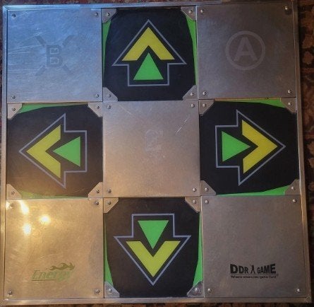 Metalen dansmat voor PS2 XBox PC (Dance Dance Revolution), Games en Spelcomputers, Spelcomputers | Sony PlayStation 2, Ophalen
