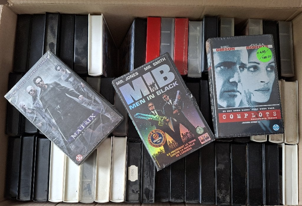 K7 VHS (lot de + de 200), CD & DVD, VHS | Film, Utilisé, VHS, Français, Enlèvement