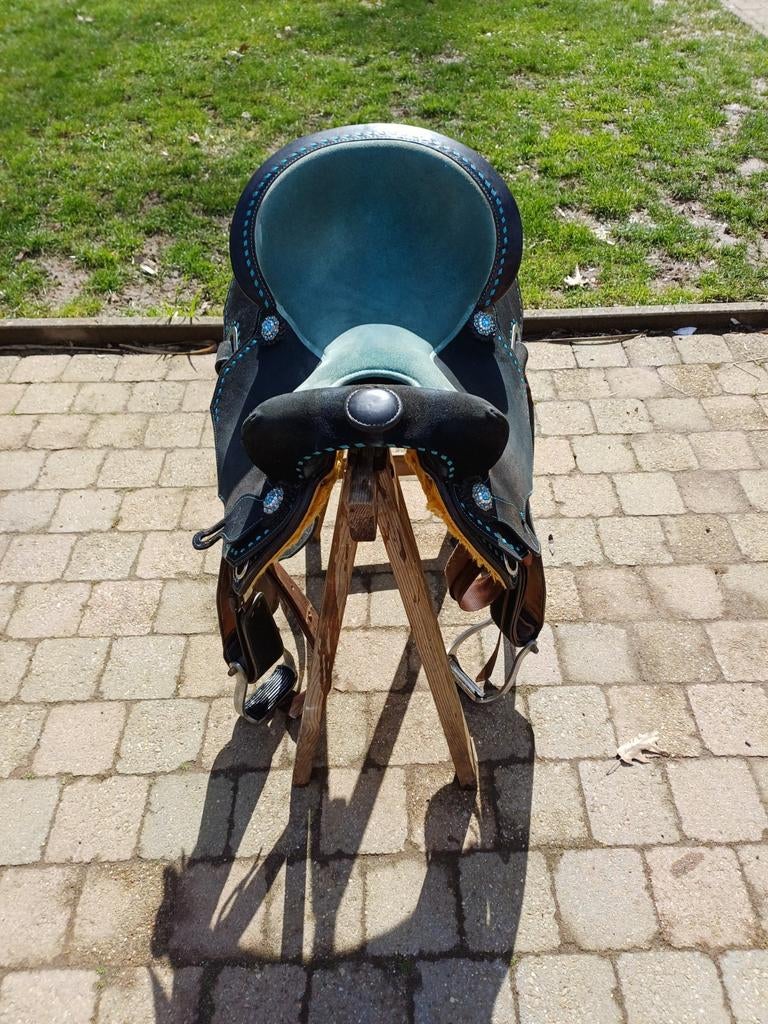 Full Quarter 16 inch Barrel zadel s&t, Ophalen, Gebruikt, Western
