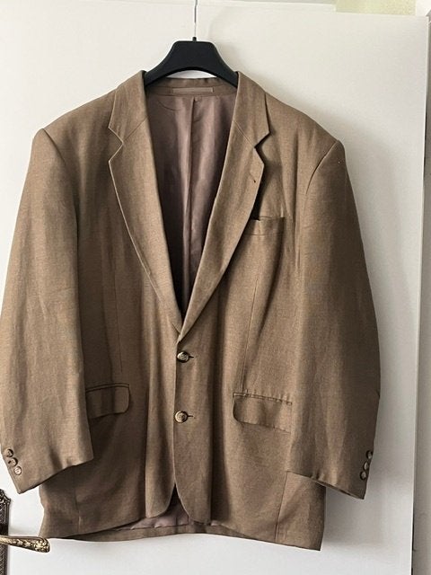 gilet en lin pour homme - malfredo, Enlèvement ou Envoi, Malfredo, Taille 52/54 (L), Brun
