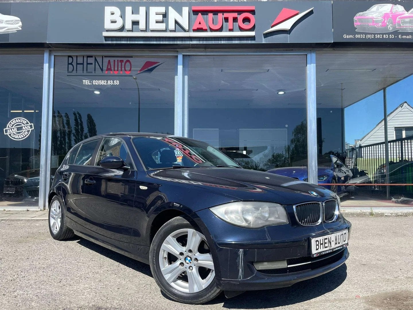 BMW 1 Serie 118 d / RADIO / AIRCO / VITRE ELEC / START AND S, Auto's, BMW, 100 kW, Euro 5, Zwart, 4 cilinders