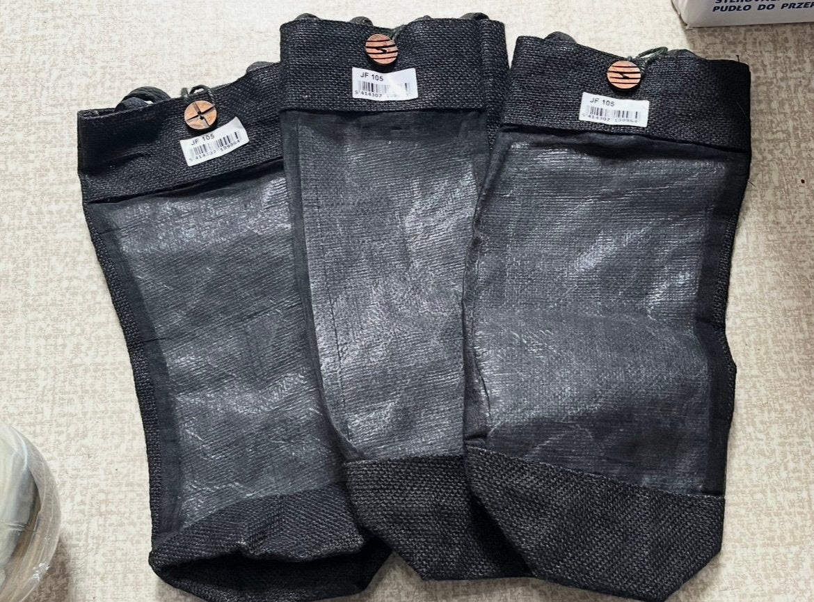 Emballage pour bouteille en toile de jute neuf, Enlèvement, Neuf, Emballage de vin