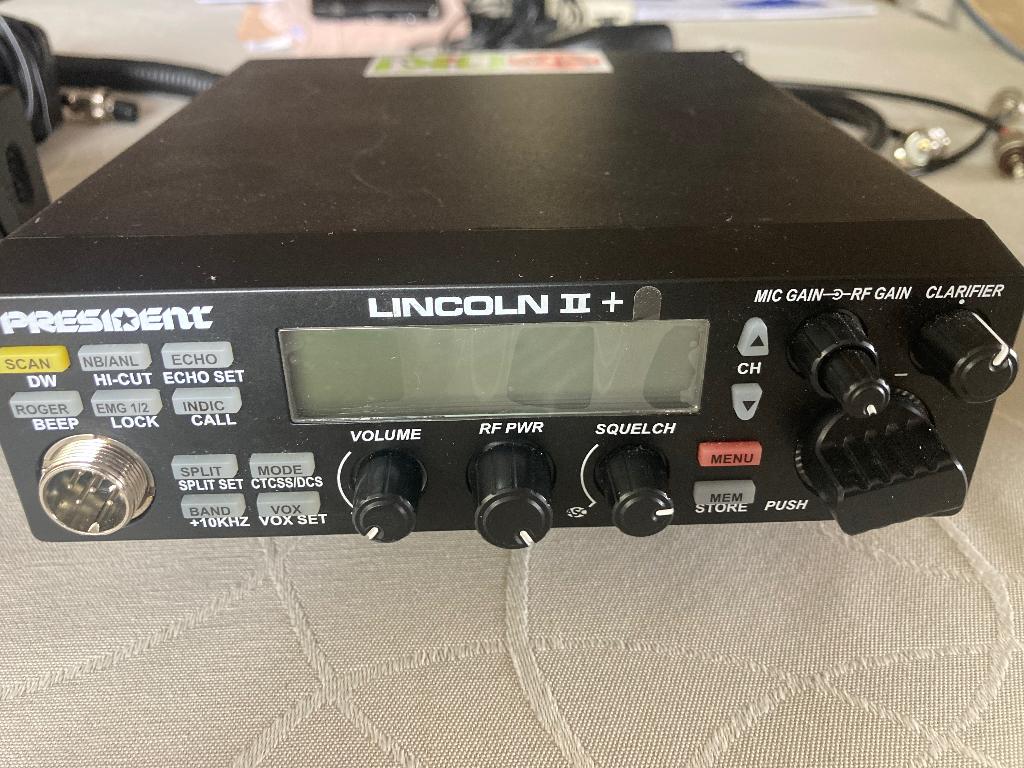 President Lincoln II + / mobiele antenne / externe speaker, Ophalen, Zo goed als nieuw, Zender en Ontvanger