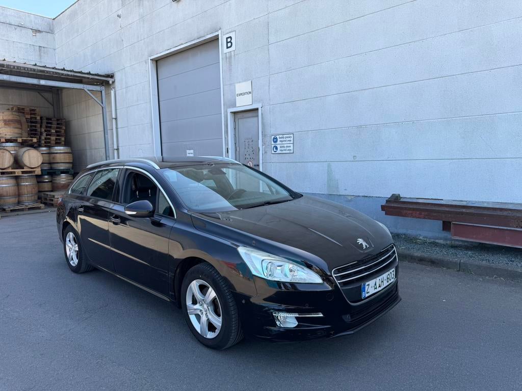 Peugeot 508 *** automaat ***, Auto's, Zwart, 4 cilinders, Zwart, Leder