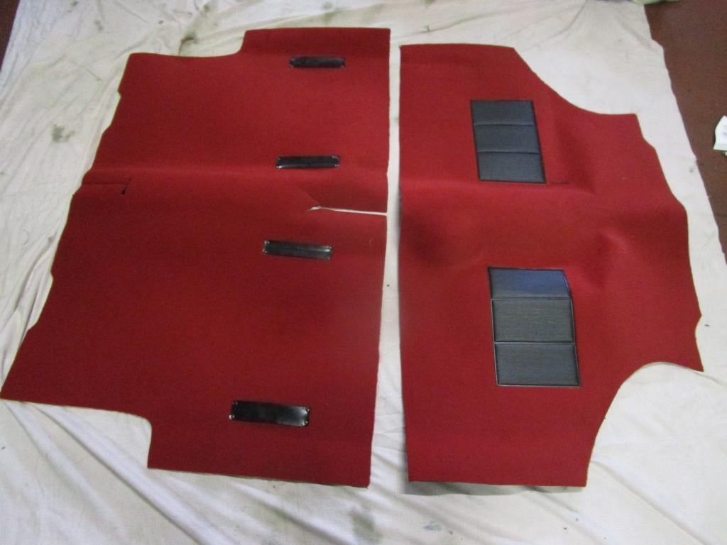 Ensemble de tapis, tunnel rond ROUGE avant 1973 Classic Mini, Autos : Pièces & Accessoires, Habitacle & Garnissage, Mini, Rover
