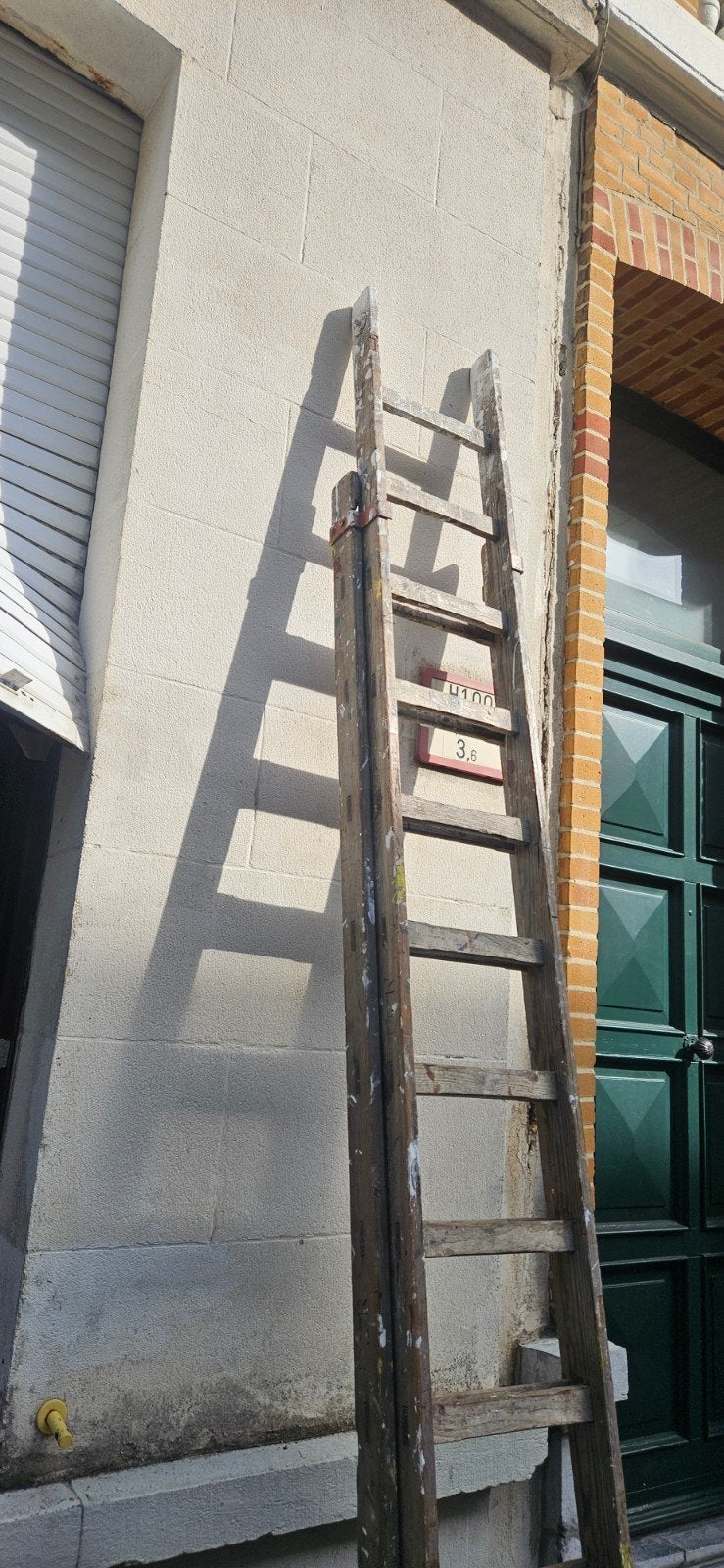 échelle en bois, Bricolage & Construction, 2 à 4 mètres, Enlèvement ou Envoi, Pliable ou rétractable/escamotable, Échelle