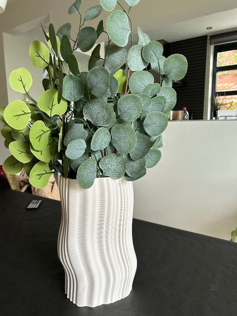 Gratis witte vaas merk Ferm, Huis en Inrichting, Woonaccessoires | Vazen, Ophalen, Gebruikt, Wit, Minder dan 50 cm
