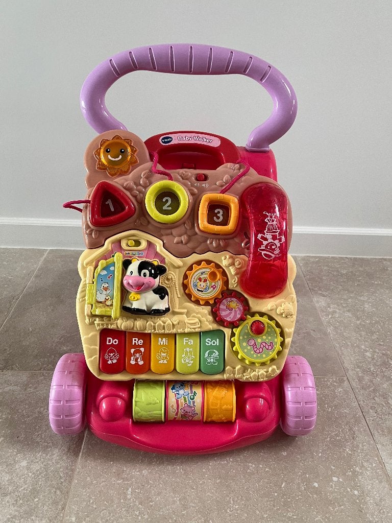 Vtech loopwagen baby walker, Enlèvement, Utilisé, 6 mois à 2 ans